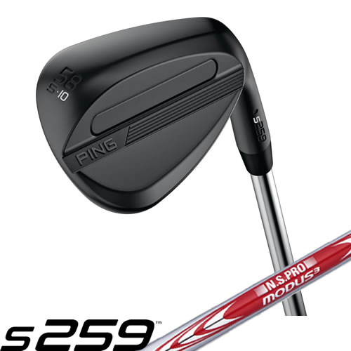 Rakuten - PING ウェッジ S259 ピン QPQ仕上げ ミッドナイト Sグラインド モーダス ツアー 105 115 120 NSPRO MODUS TOUR 左用あり