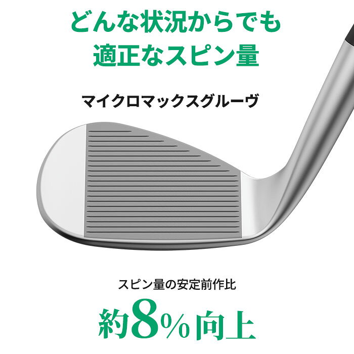 【アフターセール！2％クーポン】ピン ゴルフ PING S259 クロム ウェッジ H GRIND ハーフムーングラインド ウエッジ　Dynamic Gold 95 日本正規品 左右選択可 auc-golf-wizard-10057095 ゴルフショップ ウィザード サンプル画像2