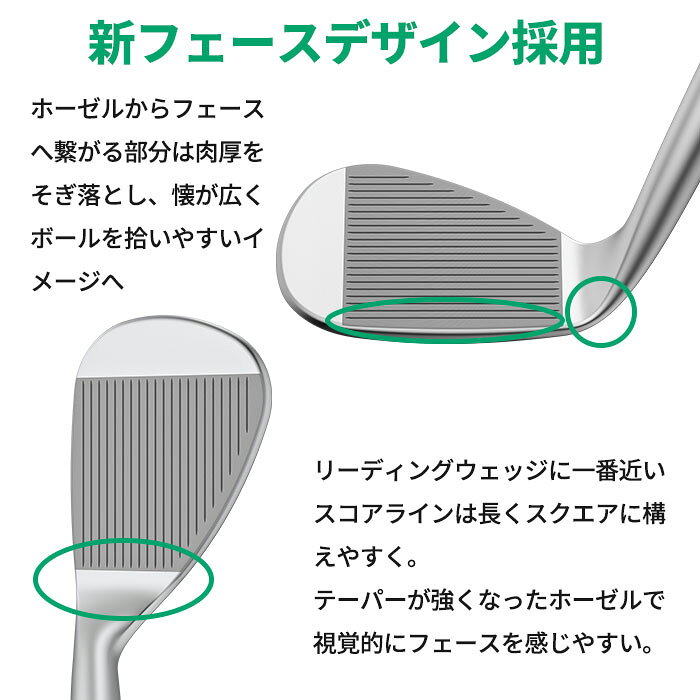 【アフターセール！2％クーポン】ピン ゴルフ PING S259 クロム ウェッジ H GRIND ハーフムーングラインド ウエッジ　Dynamic Gold 95 日本正規品 左右選択可 auc-golf-wizard-10057095 ゴルフショップ ウィザード サンプル画像3