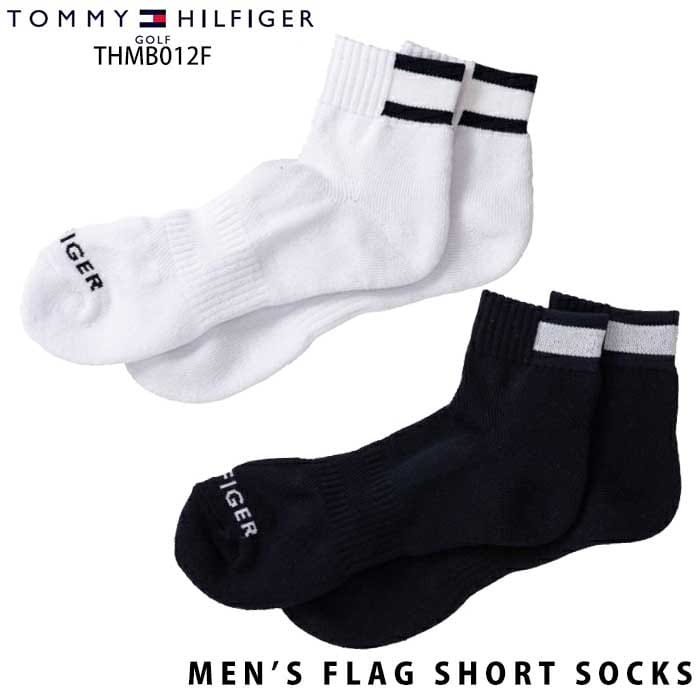 トミーヒルフィガー TOMMY HILFIGER THMB012F メンズ FLAG ショートソックス ゴルフ 靴下