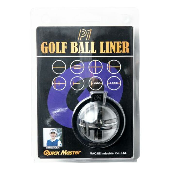 クイックマスター QMMGNT32 ピーワン ゴルフ ボール ライナー Quick Master P1 GOLF BALL LINER ライン ボール ライン引き アライメント