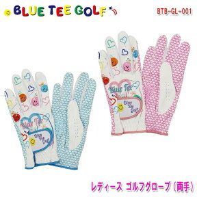 (ネコポス送料無料)ブルーティーゴルフ レディース ゴルフグローブ(両手組) BLUE TEE GOLF GL-001