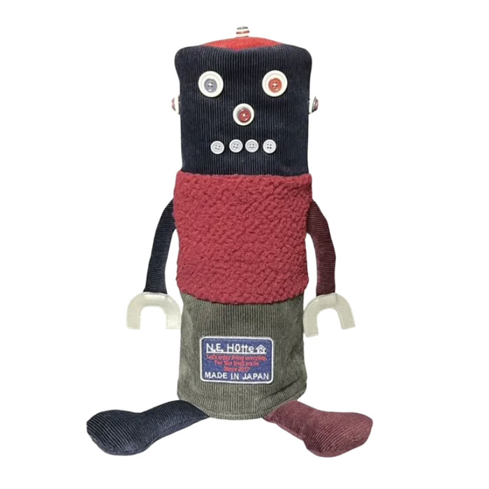 エヌ.イー.ヒュッテ N.E.Hutte ドライバー用 ロボット型 ヘッドカバー バーニーくん お洒落 キャラクター エヌイーヒュッテ 日本製
