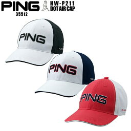 ピン ピン ゴルフ PING HW-P211 ドットエアー キャップ 35512 DOT AIR CAP 帽子 ラウンディッシュ機能