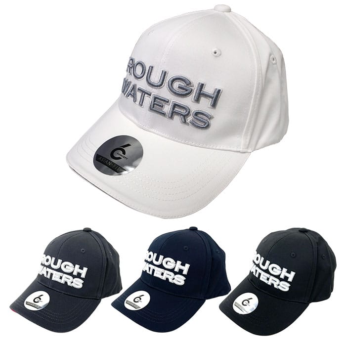 ラフウォーター ROUGH WATERS SB-MRW13 ロゴマーク ゴルフ 綿 キャップ 帽子 CAP エリートグリップ姉妹ブランド