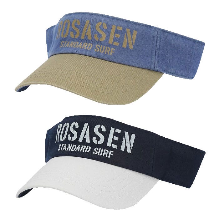ロサーセン Rosasen 046-58332 ツイルバイオウォッシュ バイザー ゴルフ 帽子 VISOR 吸水速乾