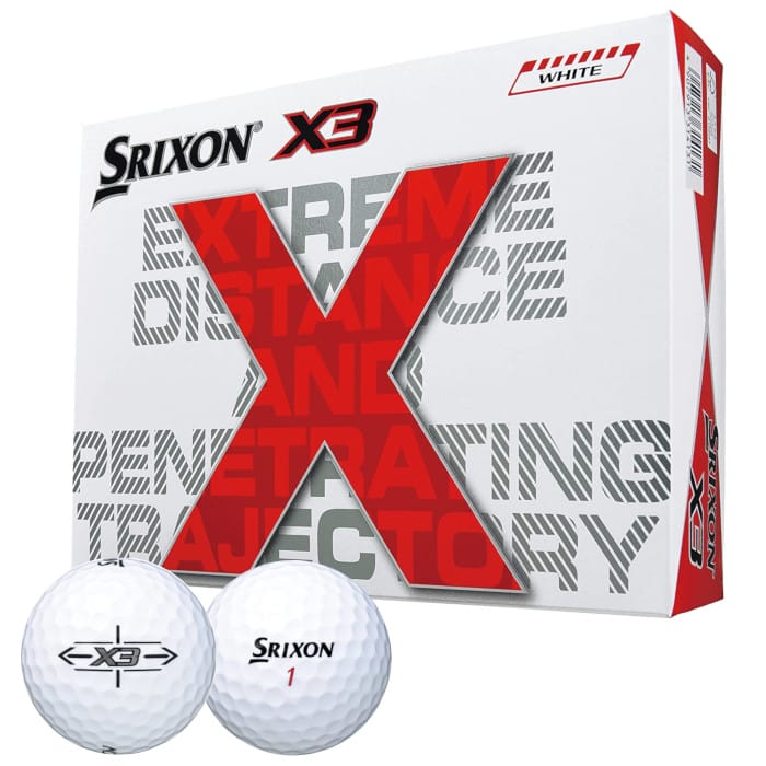 ダンロップ スリクソン SRIXON X3 ゴルフボール 1ダース 12球 飛距離追求型ボール