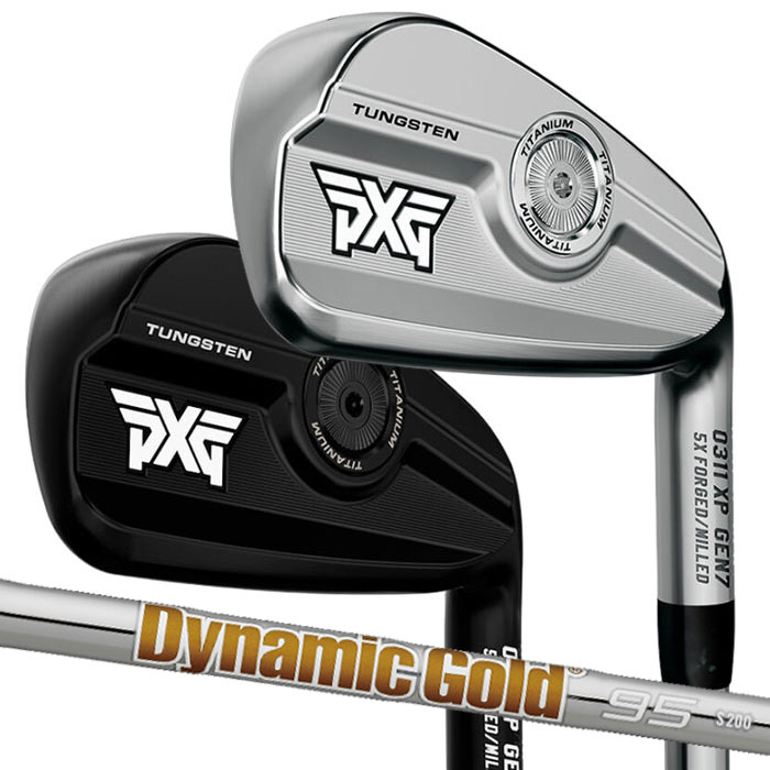 ※ 4I、LWは右用クロームのみとなります。 ※ SWの左用エクストリームダークはございません。(カスタムクラブ) PXG 0311 XP GEN7 アイアン 6I～PW(5本セット)Dynamic Gold 95 飛距離もやさしさも 初級から中級のプレーヤー向けのPXG 0311 GEN XPアイアンは、ヘッドサイズとオフセットが大きめの設計になっており、驚くほど柔らかい打感、究極の飛距離性能、格別のやさしさが特徴です。 ●やさしさが向上:大きめのヘッドサイズとオフセットにより、ボールを打つ面が広くなり、やさしさが向上。安定したショットを打ちやすくなっています。 ●驚きの飛距離:飛距離を伸ばすことにこだわった設計で、難なく最高のパフォーマンスを引き出します。 ●柔らかい打感:サイズ感からは想像できないような驚くほど柔らかい打感が特徴で、心地よくプレーを楽しめます。 ●使いやすいデザイン:妥協はしたくない、でもプレーをサポートしてくれるアイアンが欲しいといったプレーヤーに最適なデザインです。 飛距離とやさしさを重視し、柔らかい打感と、使いやすいアイアンを求めるゴルファーに最適です。