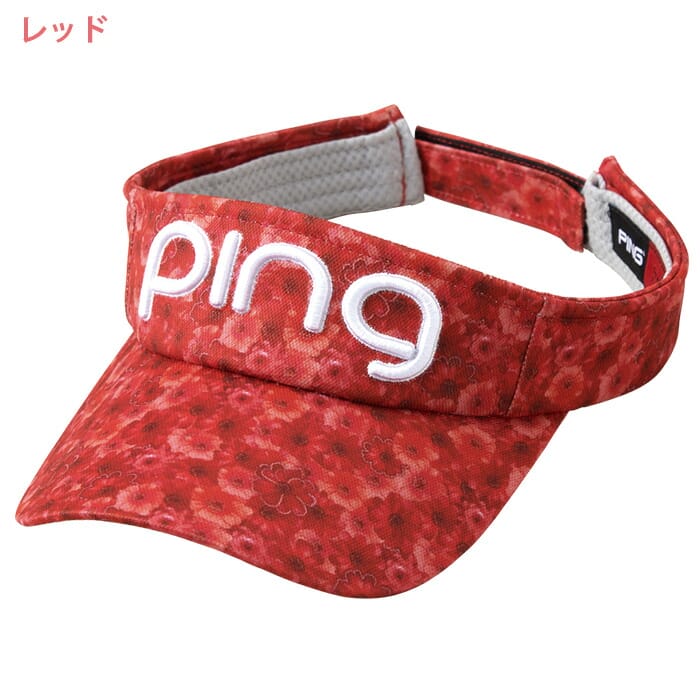 ピン ゴルフ PING HW-A2207 レディース BLOOM IN THE DESERT VISOR 36460 ゴルフ バイザー 2022年モデル 帽子
