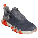 アディダス adidas LVL63 GX3935 コードカオス 22 ボア CODECHAOS 22 BOA メンズゴルフシューズ グレースリー/インパクトオレンジ/パルスブルー スパイクレス