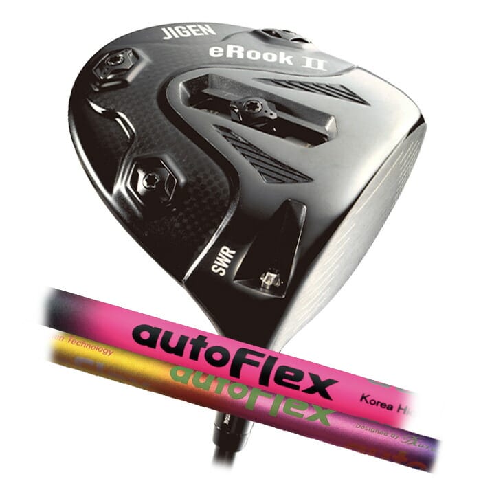 【さらにポイント10倍！マラソン期間中（5/9～5/16）★当店限定！要エントリー！】(カスタムクラブ)ジゲン JIGEN eRook II ルーク ツー ドライバー Auto Flex Shaft