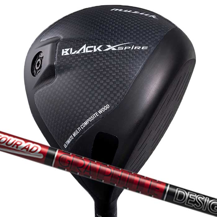 Rakuten - 【スーパーセール限定！2人に1人最大P300%バック】(カスタムクラブ)ムジーク muziik BLACK XSPIRE ドライバー グラファイトデザイン Tour AD VF