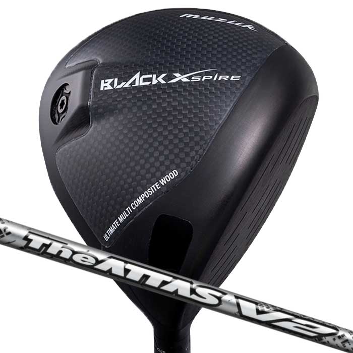 (カスタムクラブ)ムジーク muziik BLACK XSPIRE ドライバー USTマミヤ ジ・アッタス V2