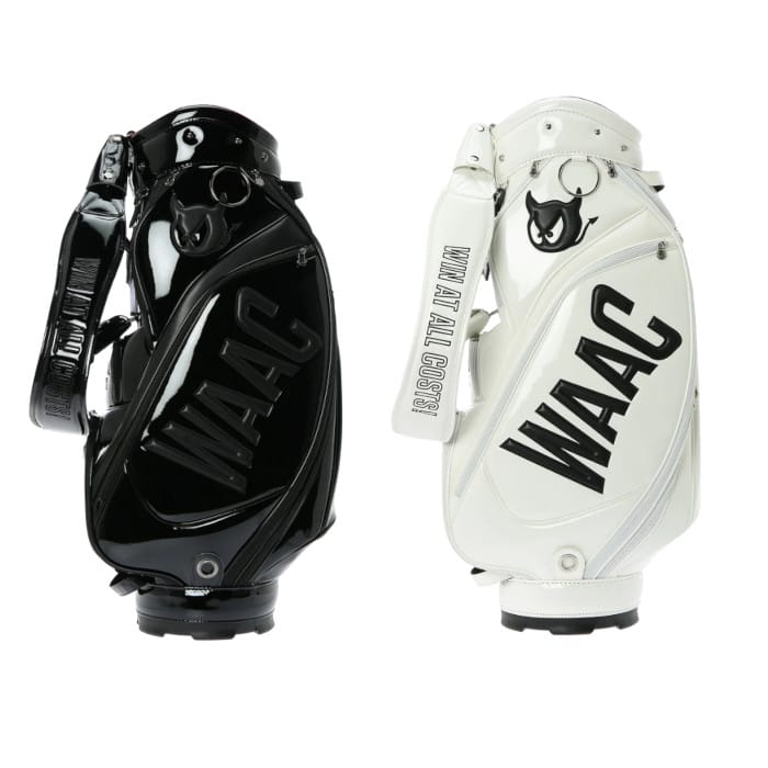 【さらにポイント10倍!!!マラソン期間中（7/19～7/26）★クーポンも配布！要エントリー！】ワック WAAC 072234800 キャディバッグ 9インチ エナメル ゴルフ バッグのサムネイル