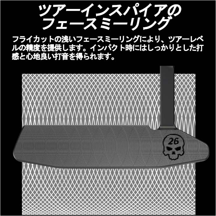 ゴルフショップ ウィザードの【アフターセール！2％クーポン】PXG ピーエックスジー BRANDON II ツアーシリーズ パター TOUR SERIES ブランドン ツー｜アングル3