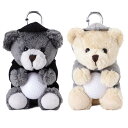 セント アンドリュース St ANDREWS 042-5984322 テディベア BALL HOLDER テディベア ボール ホルダー ボールケース ボール