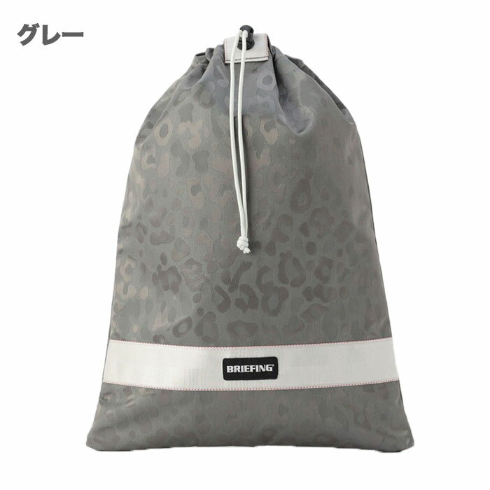 �֥꡼�ե��� ����� BRIEFING GOLF BRG251G33 DRAWSTRING POUCH M LEOPARD JQ �饦��ɥХå�
