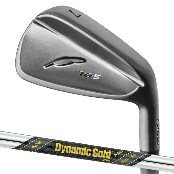 FOURTEEN - 【メーカーカスタム】FOURTEEN フォーティーン TB-5 FORGED(25) アイアン ブラックサテン DG MID TOUR ISSUE 6I～PW(5本セット)