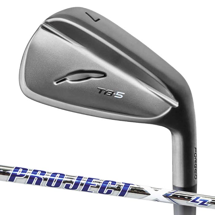 【メーカーカスタム】FOURTEEN フォーティーン TB-5 FORGED(25) アイアン ブラックサテン PROJECT X LZ 6I～PW(5本セット)