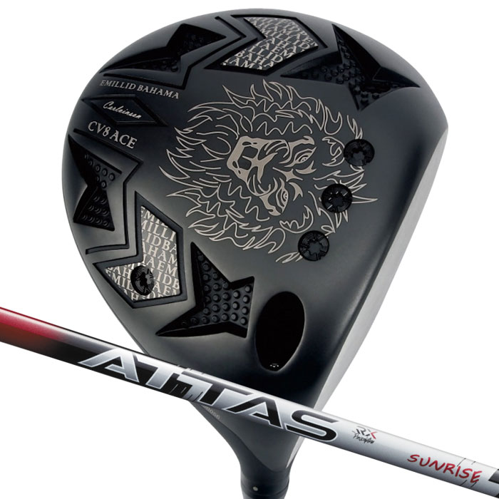 (カスタムクラブ) エミリットバハマ CV8 ACE ドライバー USTマミヤ アッタスRXサンライズレッド EMILLID BAHAMA Carlvinson CV8(4.0)