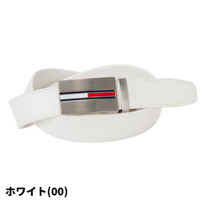 トミーヒルフィガー TOMMY HILFIGER THMB5FV3 STRETCH SLIDELOCK FLAG BELT ゴルフベルト ストレッチ スライドロック フラッグ ベルト 110cm カット可