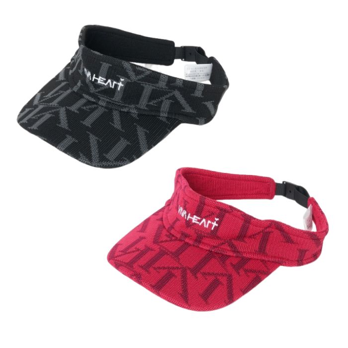 【でたぁー!!ポイント10倍!!ブラックフライデーは最大47倍!!最高MAXは『5』のつく日!★要エントリー!】ビバハート VIVA HEART 013-54933 サンテ柄 ニット サンバイザー ゴルフ VISOR