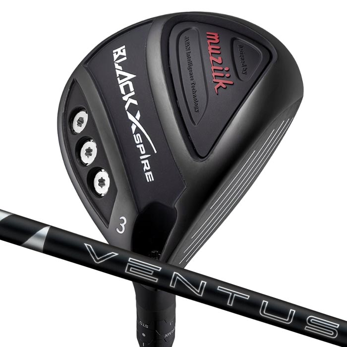 (カスタムフェアウェイウッド) ムジーク muziik BLACK XSPIRE Fairway Wood 24VENTUS BK