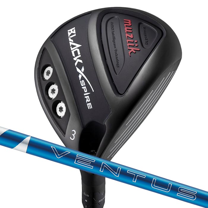(カスタムフェアウェイウッド) ムジーク muziik BLACK XSPIRE Fairway Wood 24VENTUS BLUE