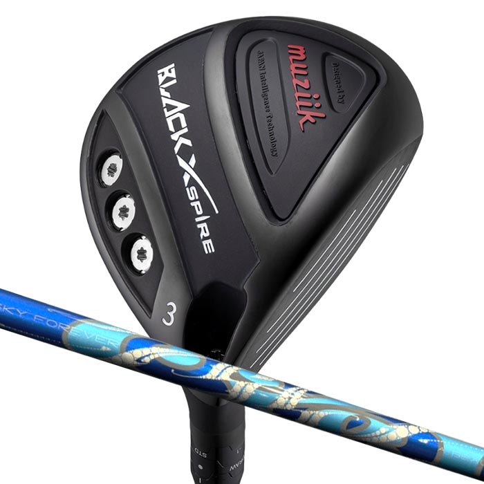 (カスタムフェアウェイウッド) ムジーク muziik BLACK XSPIRE Fairway Wood アーチ Natural 9 CIELO
