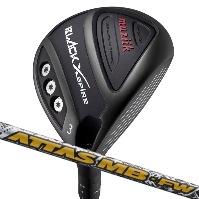 (カスタムフェアウェイウッド) ムジーク muziik BLACK XSPIRE Fairway Wood USTマミヤ アッタス MB-FW For Fairway Wood
