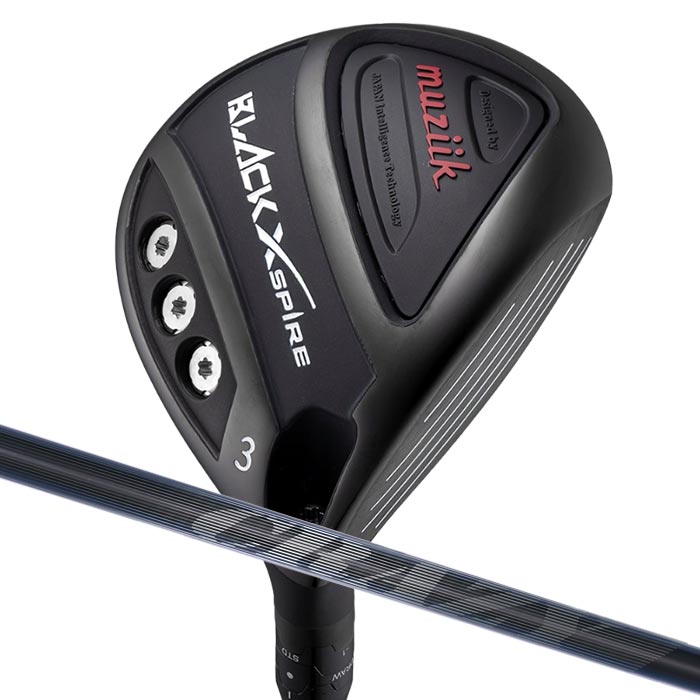 (カスタムフェアウェイウッド) ムジーク muziik BLACK XSPIRE Fairway Wood クレイジー CRAZY AVIS