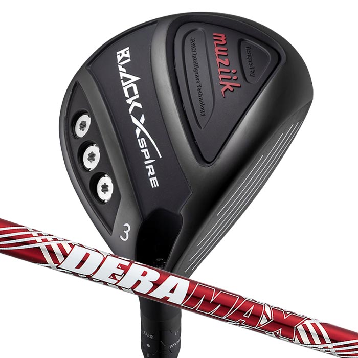 (カスタムフェアウェイウッド) ムジーク muziik BLACK XSPIRE Fairway Wood オリムピック デラマックス プレミアム UXD