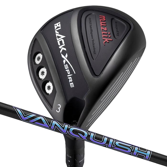 (カスタムフェアウェイウッド) ムジーク muziik BLACK XSPIRE Fairway Wood 三菱ケミカル VANQUISH
