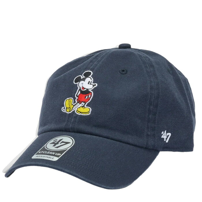 47 キャップ クリーンナップ Disney ミッキーマウス ネイビー CLEAN UP キャップ 帽子 14920468 特別なディズニーコレクション
