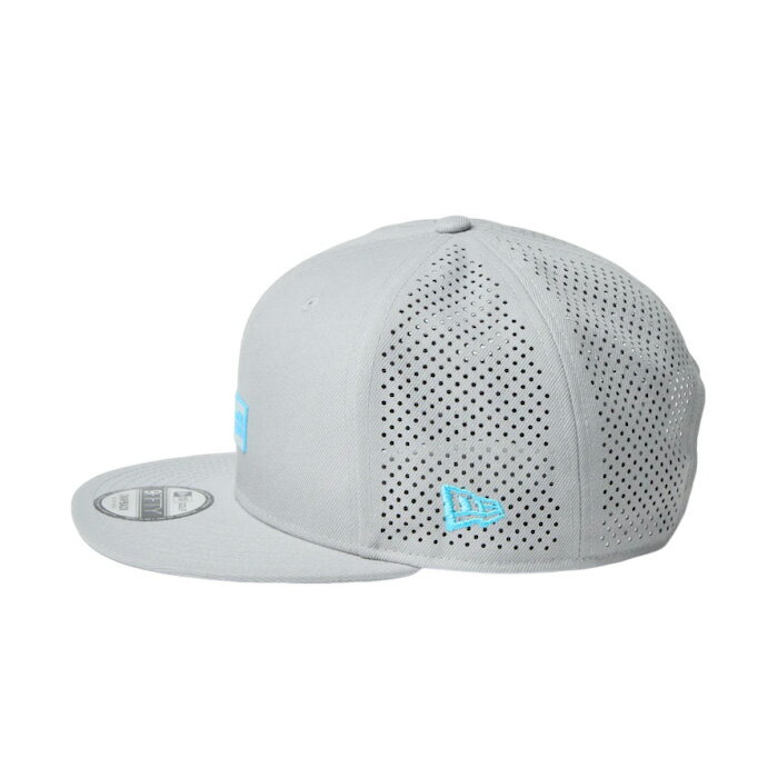 ニューエラ NEW ERA 14747214 9FIFTY レーザーパーフォレーション Box Logo ボックスロゴ グレー 帽子 キャップ