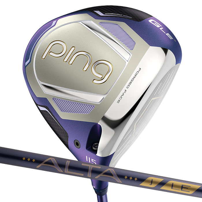 ※ 標準グリップの太さはREDとなります。 ※ メーカーカスタム品のため受注生産品となります。PING G LE4 ドライバー ALTA J LE 軽やかに振れて、まっすぐ飛ぶ。 「カーボン✕重心設計」のG LE4が叶える、レディースのための“飛び重心”設計で飛びを変える。