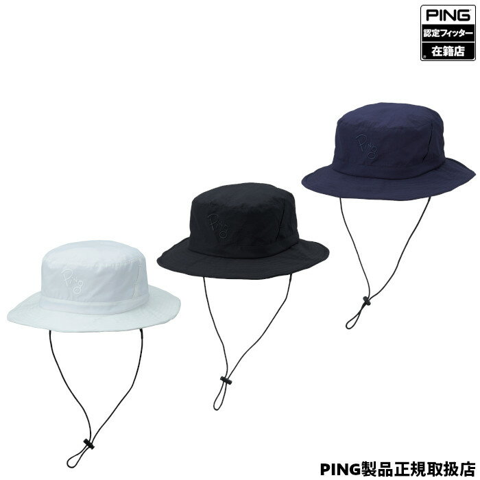 PING - 【5月24日限定！P10倍キャンペーン&5％クーポン】ピン ゴルフ PING HW-U2606 WATER REPELLENT HAT 2026年モデル ゴルフ ハット 帽子 38997
