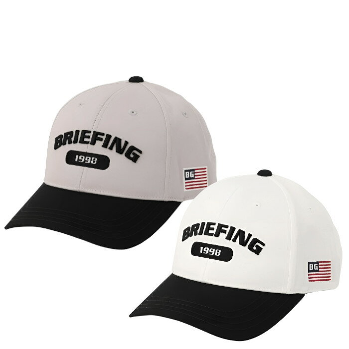 Rakuten - 【スーパーセール限定！2人に1人最大P300%バック】ブリーフィング ゴルフ BRIEFING GOLF BRG261MA8 MS COLLEGE LOGO CAP キャップ 帽子
