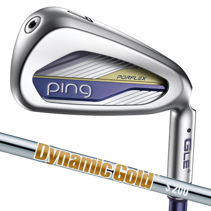 ピン ゴルフ PING G LE4 アイアン Dynamic Gold 6I~PW(5本セット) 日本正規品 ping g le IRON ジーエルイ―4