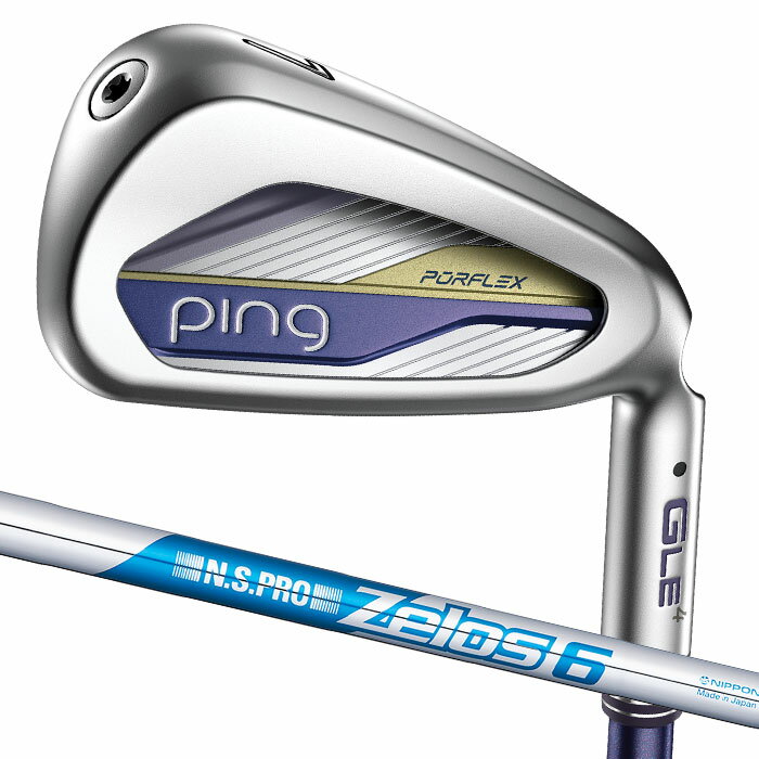 ピン ゴルフ PING G LE4 アイアン ZELOS 6 6I~PW(5本セット) 日本正規品 ping g le IRON ジーエルイ―4