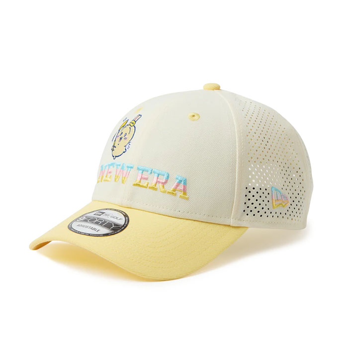 Rakuten - 【スーパーセール限定！2人に1人最大P300%バック】【スーパーセール限定！2人に1人最大P300%バック】ニューエラ NEW ERA 14864485 9FORTY ちいかわ / うさぎ クロームホワイト/ソフトイエロー CAP 帽子