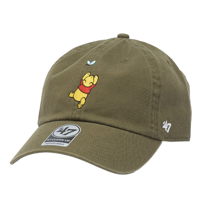 SINACOVA GOLF - 47 キャップ クリーンナップ Disney ウィニー・ザ・プー カーキ CLEAN UP キャップ 帽子 14920461 特別なディズニーコレクション