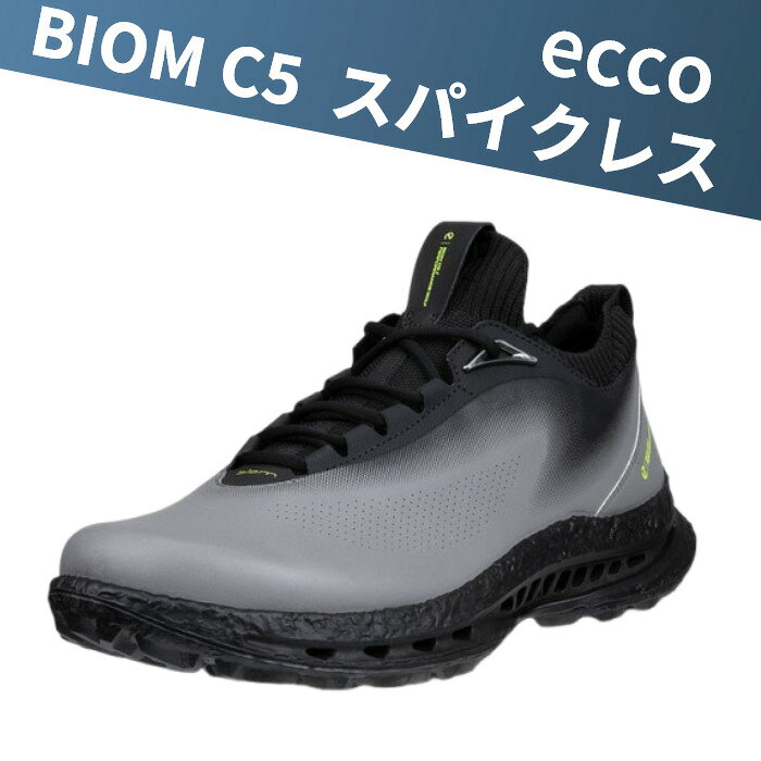 【さらにポイント10倍!!!★マラソン期間限定！★要エントリー！】エコー ecco 132604-50843 BIOM C5 スパイクレス ゴルフシューズ メンズ 紐 STEEL GORE-TEX 快適な履き心地