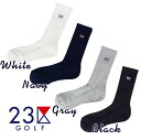 【PREMIUM CHOICE】23区GOLFメンズ レギュラーソックス【GN1PIW-0801】【GOLFLINE】★2足以上で郵送料無料です。＝＝＝Made in Japan＝＝＝【FOOT-2】【GOLFLINE-WEAR】