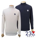 【PREMIUM SALE】 【春のゴルフ応援価格】【ソックス1足サービスキャンペーン実施中!】23区GOLFメンズ【吸湿発熱】長袖ハイネックシャツ【KKVTI...