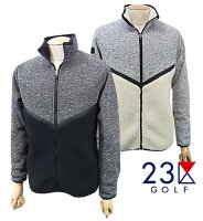 【New】《セール対象外》23区GOLFメンズ【サーモ】フリースボア＆中綿ニットトラックジャケット◆ブルゾン【TOVTIW-0501】