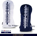 【PREMIUM CHOICE】23区GOLF ACTIVE SPORTS STYLE軽量ドライバー用ヘッドカバークラブロゴスポーツ【ZZ1PCM-0801】【GOLFLINE】【CLUB-LOGO-S】