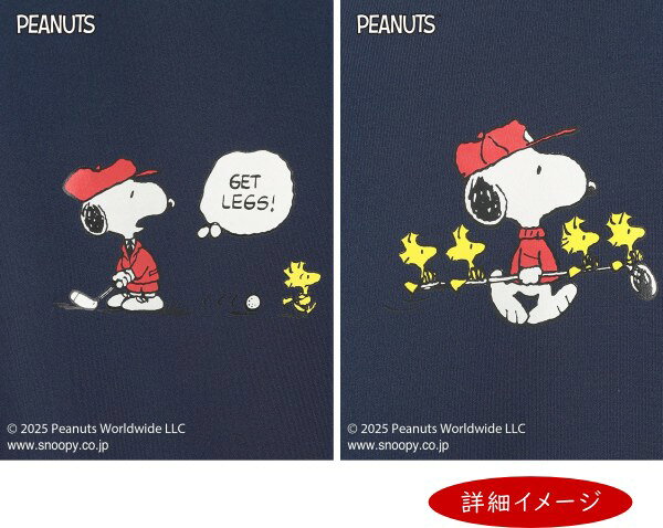 【PREMIUM SALE 40%超OFF】【秋のゴルフ応援企画】23区GOLFレディース SNOOPY（スヌーピー）『PEANUTS』コラボプリントトレーナー【TOVLGM-0004】【23GW-SNOOPY】 auc-golfwave-10024200 ゴルフウェーブオンライン サンプル画像3