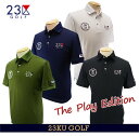 【PREMIUM CHOICE】着心地とデザインで最高のPLAY TIMEを提供するESSENTIAL WEAR 【The Play Edition】の登場です！23区GOLFメンズ【吸水速乾 UVケア】半袖カノコシャツ【KHVTSM-0805】【GOLFLINE】【GOLFLINE-WEAR】