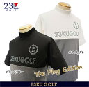 【PREMIUM CHOICE】着心地とデザインで最高のPLAY TIMEを提供するESSENTIAL WEAR 【The Play Edition】の登場です！23区GOLFメンズ【吸水速乾 UVケア】半袖ハイネックシャツ 【TOVTSM-0815】【GOLFLINE】【GOLFLINE-WEAR】